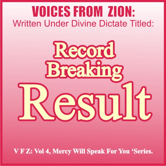 RECORD BREAKING RESULT