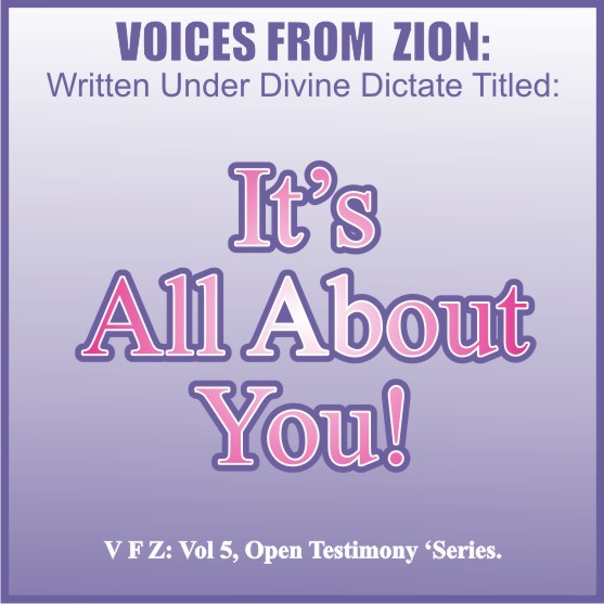 IT’S ALL ABOUT YOU.