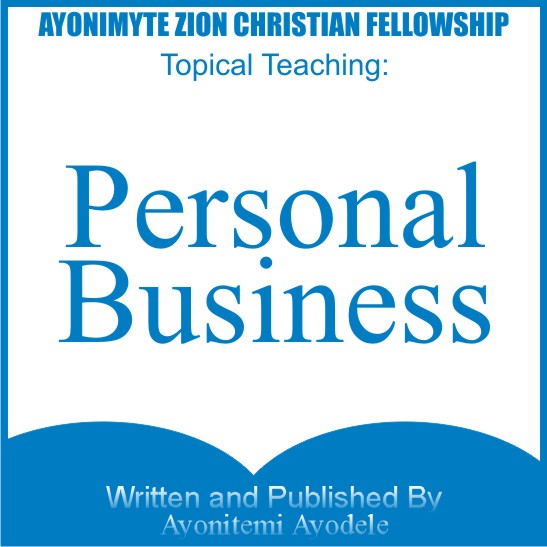 PERSONAL BUSINESS